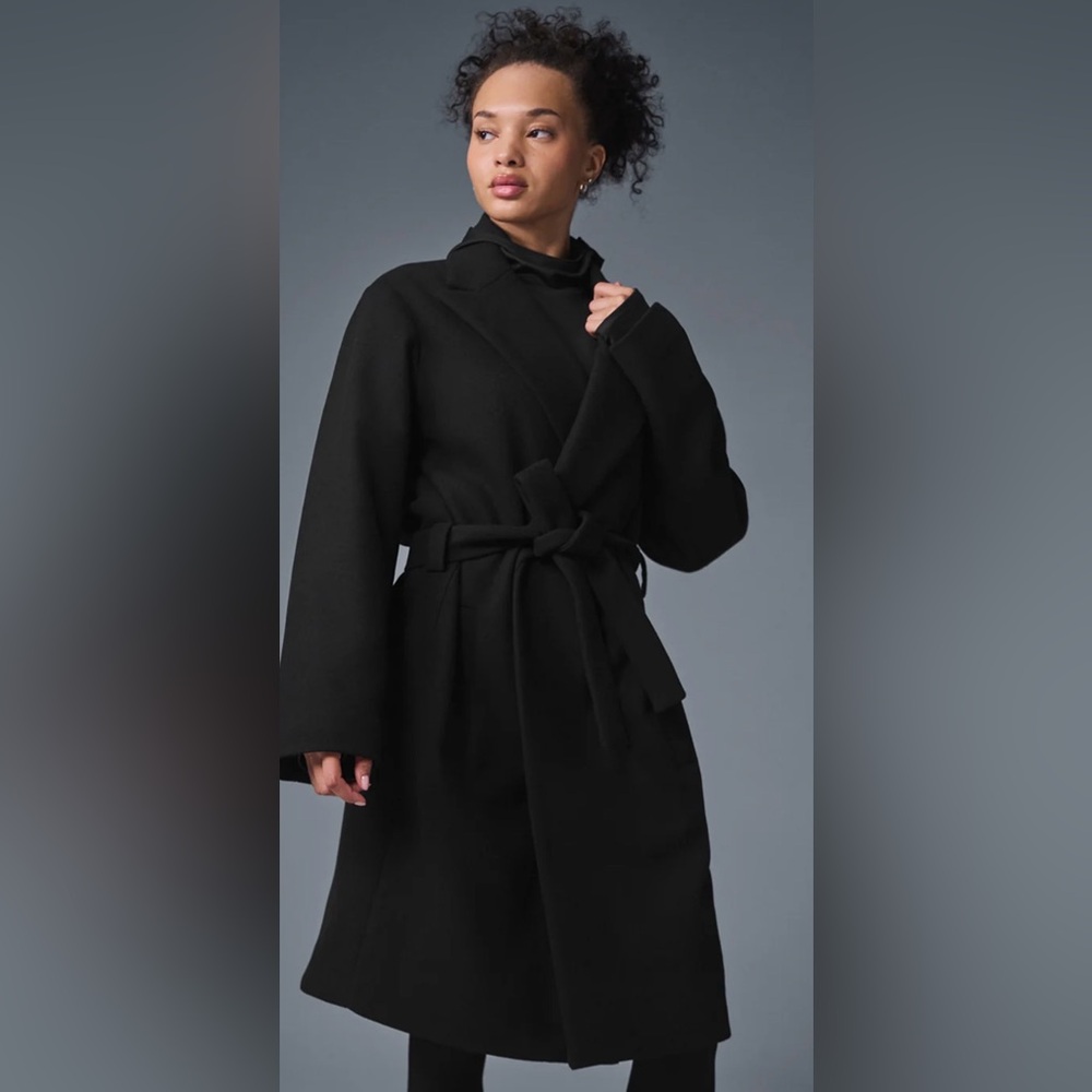 ALO Yoga Black Trench Coat
